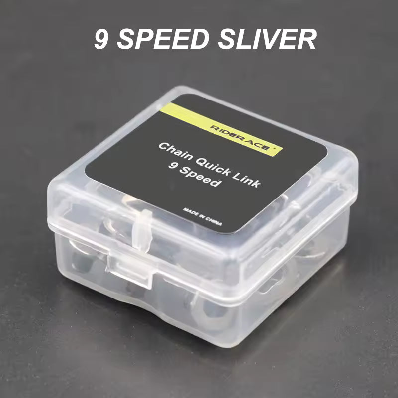 Eslabones Rápidos RIDERACE para Cadena 9V, 10V, 11V Y 12V