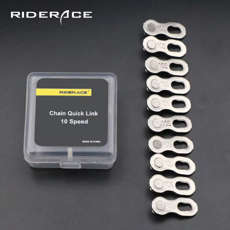 Eslabones Rápidos RIDERACE para Cadena 9V, 10V, 11V Y 12V