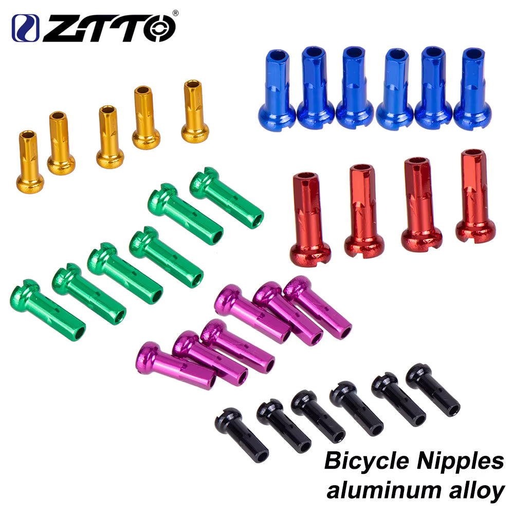 Niples de Aluminio ZTTO para Radios 14G 2,0 × 14 mm – 72 Unidades