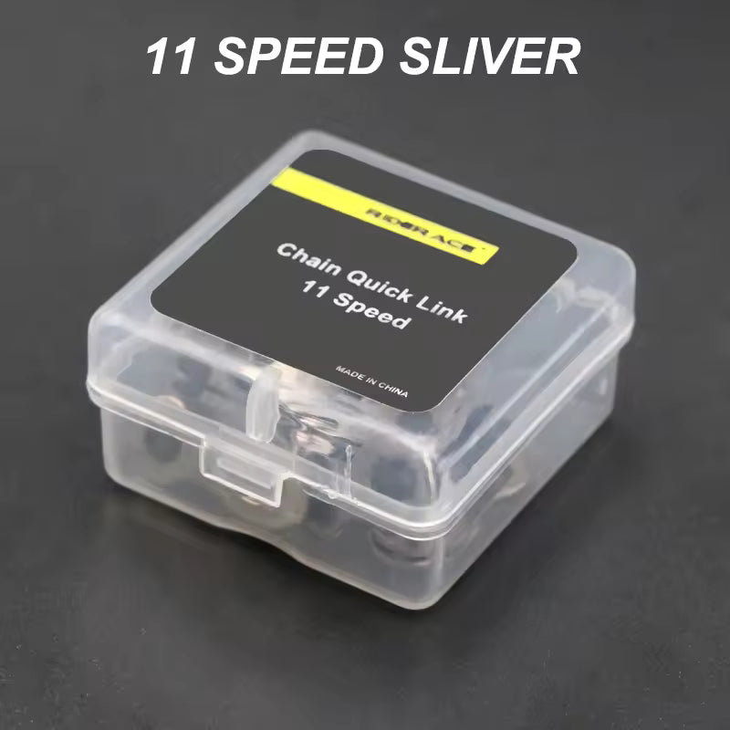 Eslabones Rápidos RIDERACE para Cadena 9V, 10V, 11V Y 12V
