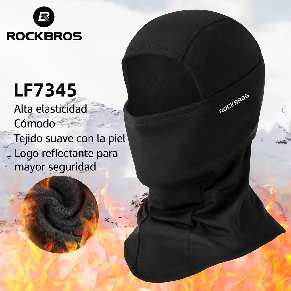 Pasamontañas Térmico ROCKBROS LF7345BK