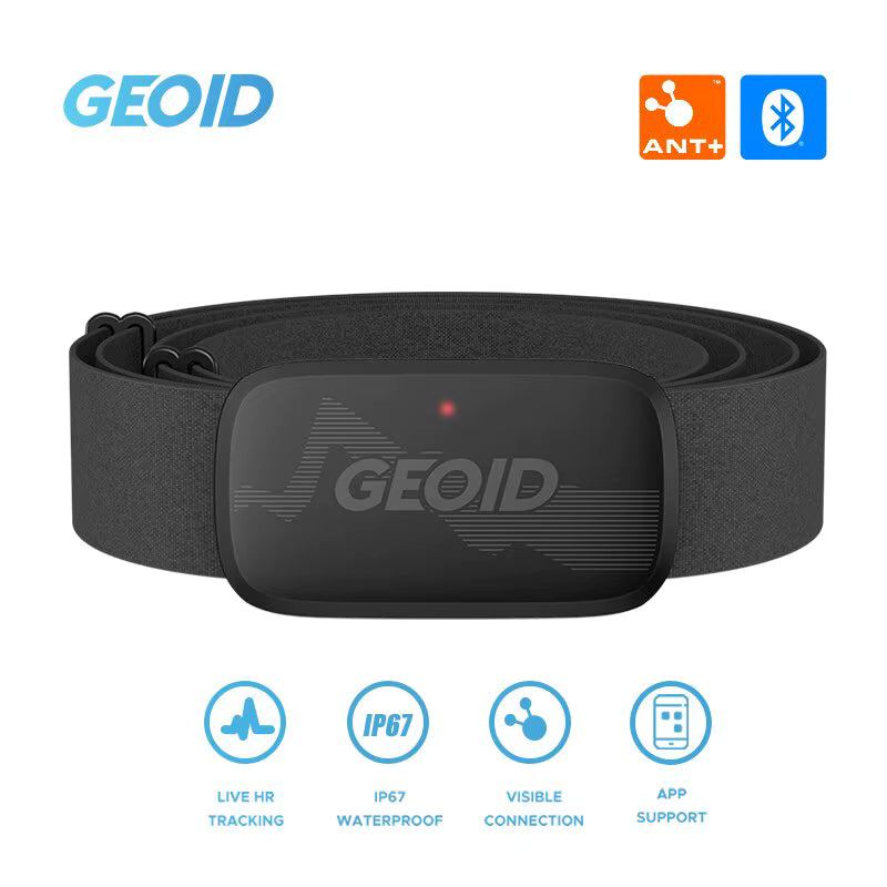 Banda de Frecuencia Cardíaca GEOID HS500 ANT+ y Bluetooth