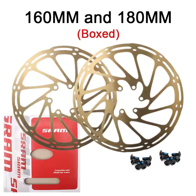 Kit de Discos de Freno 6 Pernos – 160/180 mm Dorado