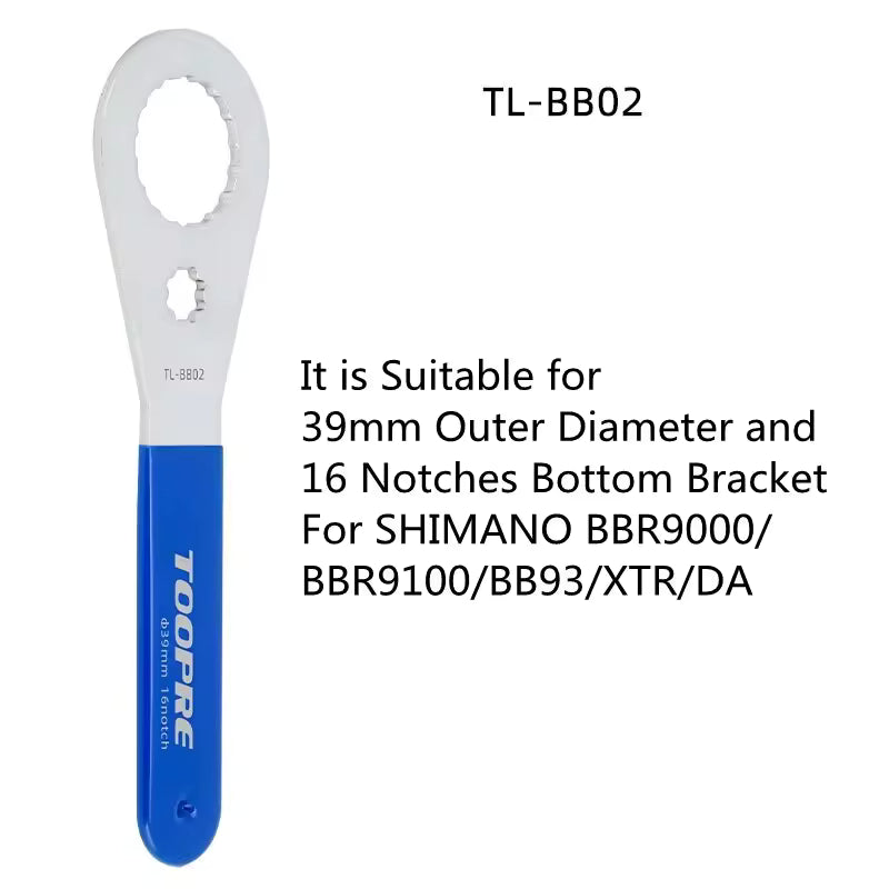 Llaves TOOPRE para Caja de Centro Shimano, SRAM DUB y BSA30