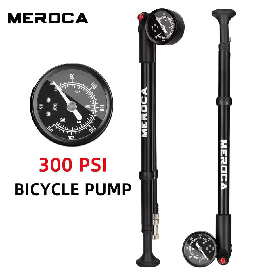 Inflador de Suspensión MEROCA con Manómetro – 300 PSI