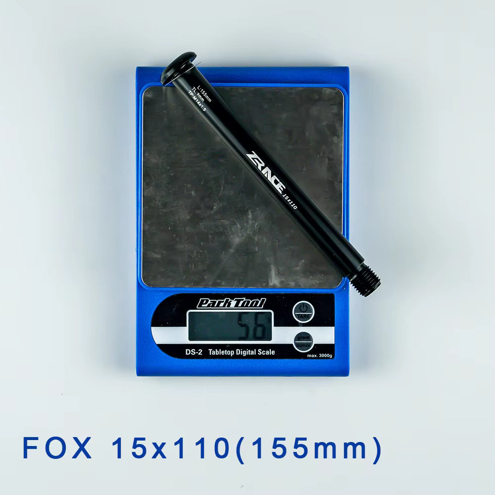 Eje Pasante Delantero ZRACE 15 mm para FOX y RockShox