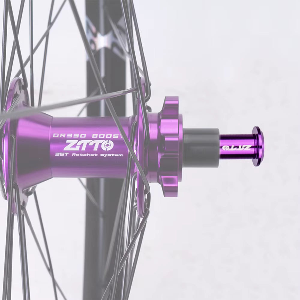 Eje Pasante Trasero ZTTO 12 × 181 mm M12 × 1.5 – Morado