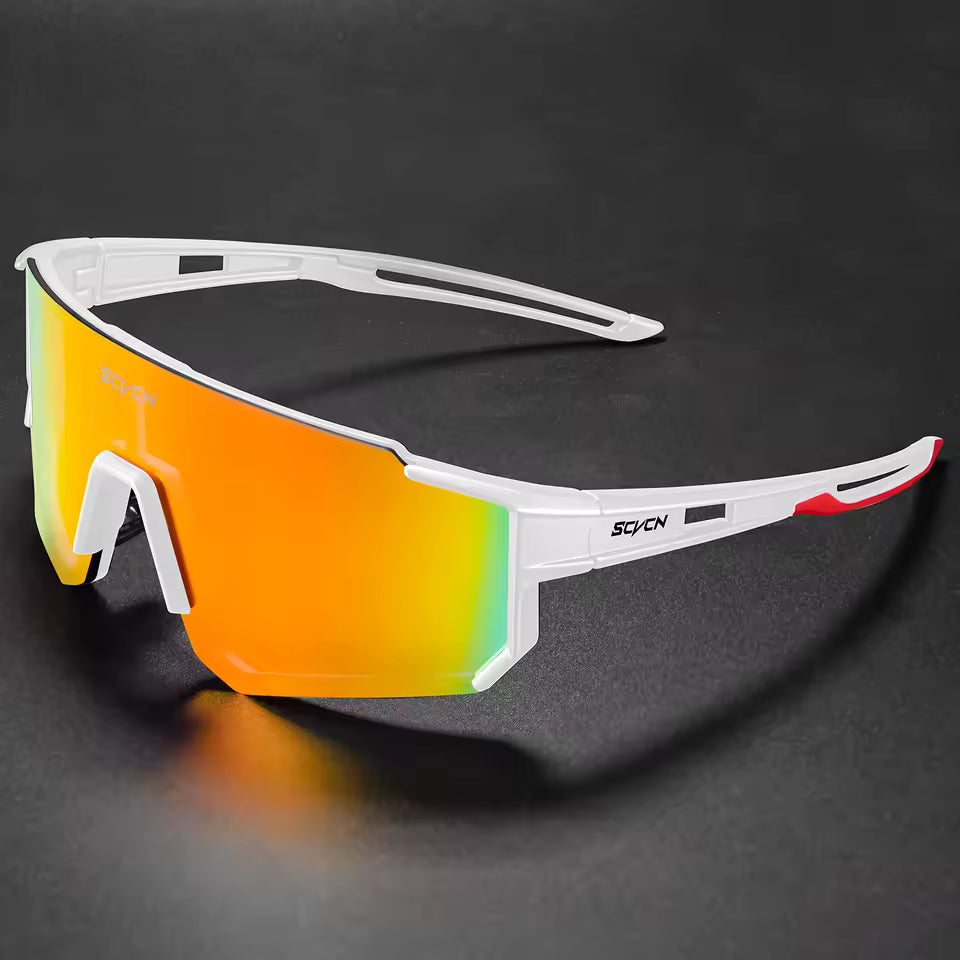 Lentes de Ciclismo SCVCN UV400 con Lente Panorámica Espejada 02