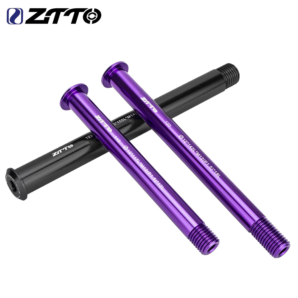 Eje Pasante Trasero ZTTO 12 × 181 mm M12 × 1.5 – Morado