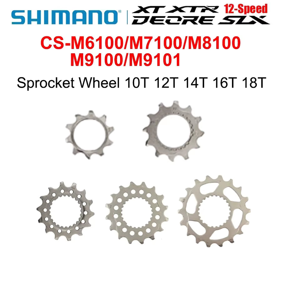 Coronas de Repuesto Compatible con Shimano 12V Deore, SLX, XT y XTR