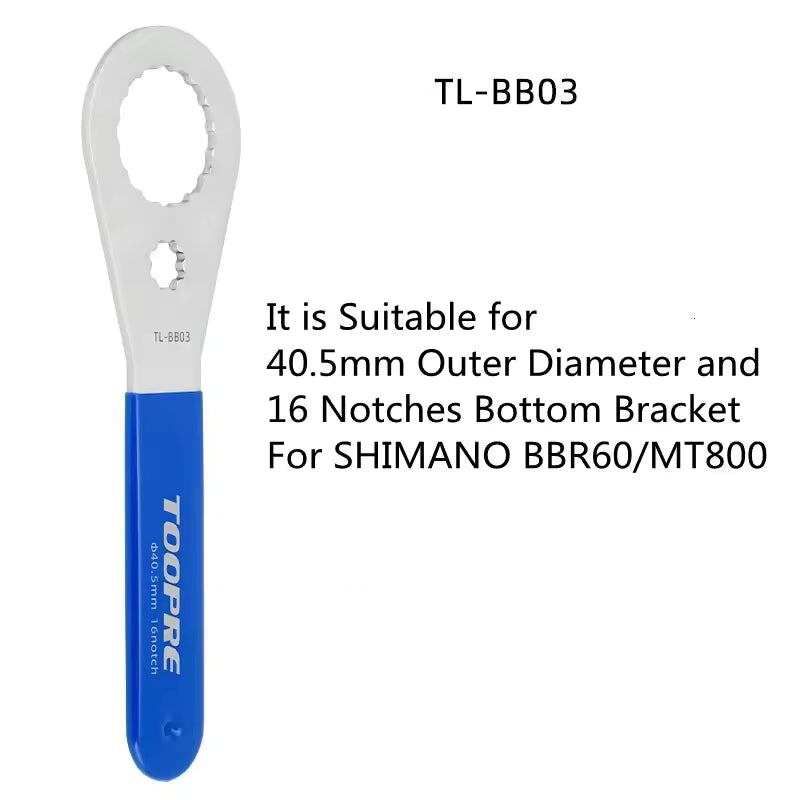 Llaves TOOPRE para Caja de Centro Shimano, SRAM DUB y BSA30