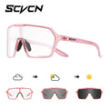 Lentes Fotocromáticos SCVCN Vision Max Pink UV400 para Ciclismo