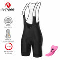 Short de Ciclismo X-TIGER para Mujer con Tirantes