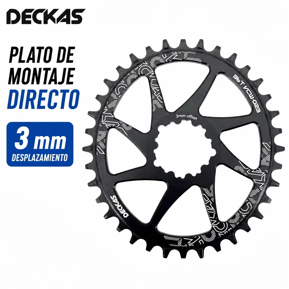 Plato Ovalado DECKAS SRAM Direct Mount 3 mm