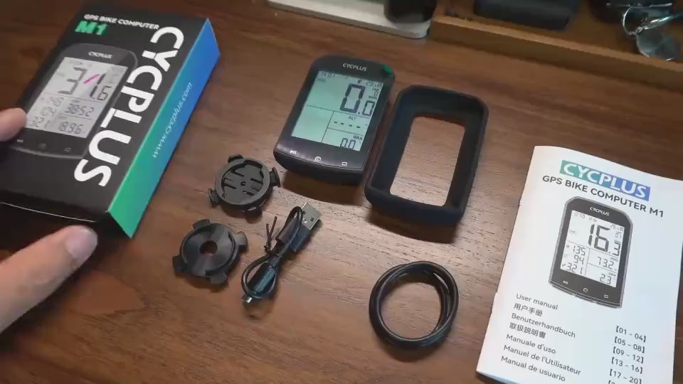 Ciclocomputador GPS CYCPLUS M1 con ANT+ y Bluetooth